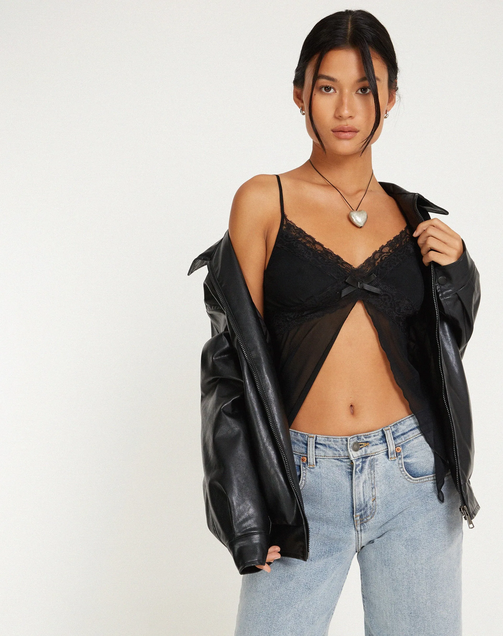 Ariela Butterfly Top in Black sold by Motel Rocks product image thumbnail 4