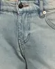 Low Rise Parallel Jeans in Sand Bleach Extreme sold by Motel Rocks