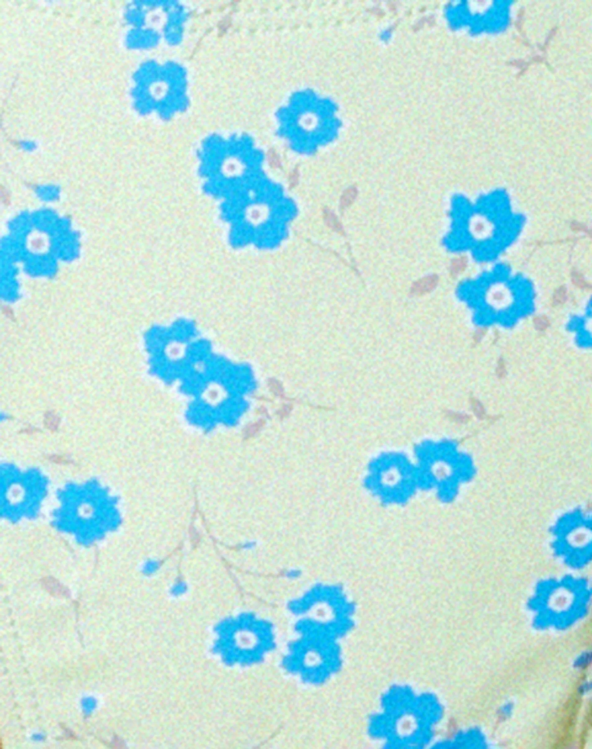 Farida Bikini Bottom in Ditsy Flower Lime Blue sold by Motel Rocks product image thumbnail 5