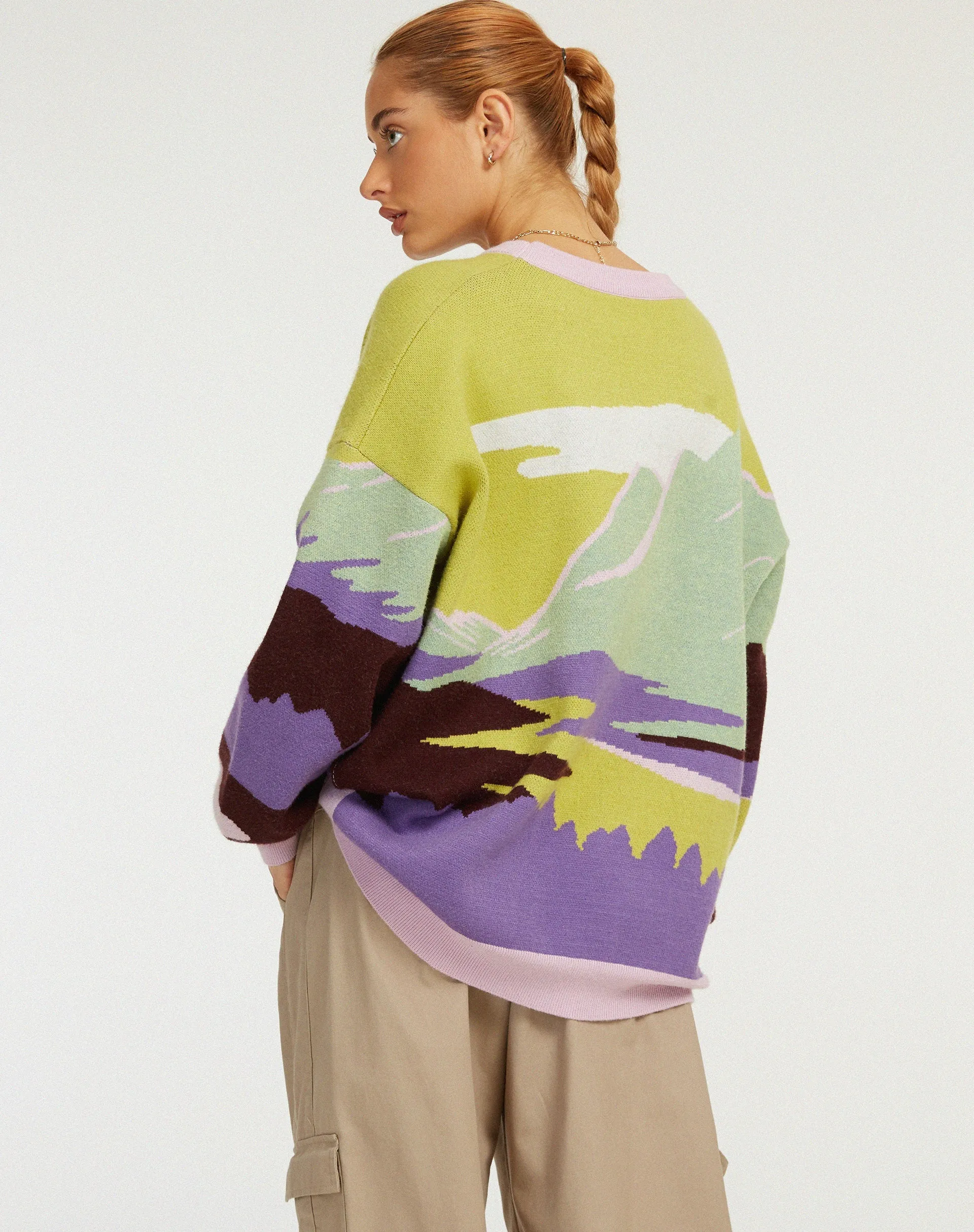 Lulees Jumper in Landscape sold by Motel Rocks product image thumbnail 2