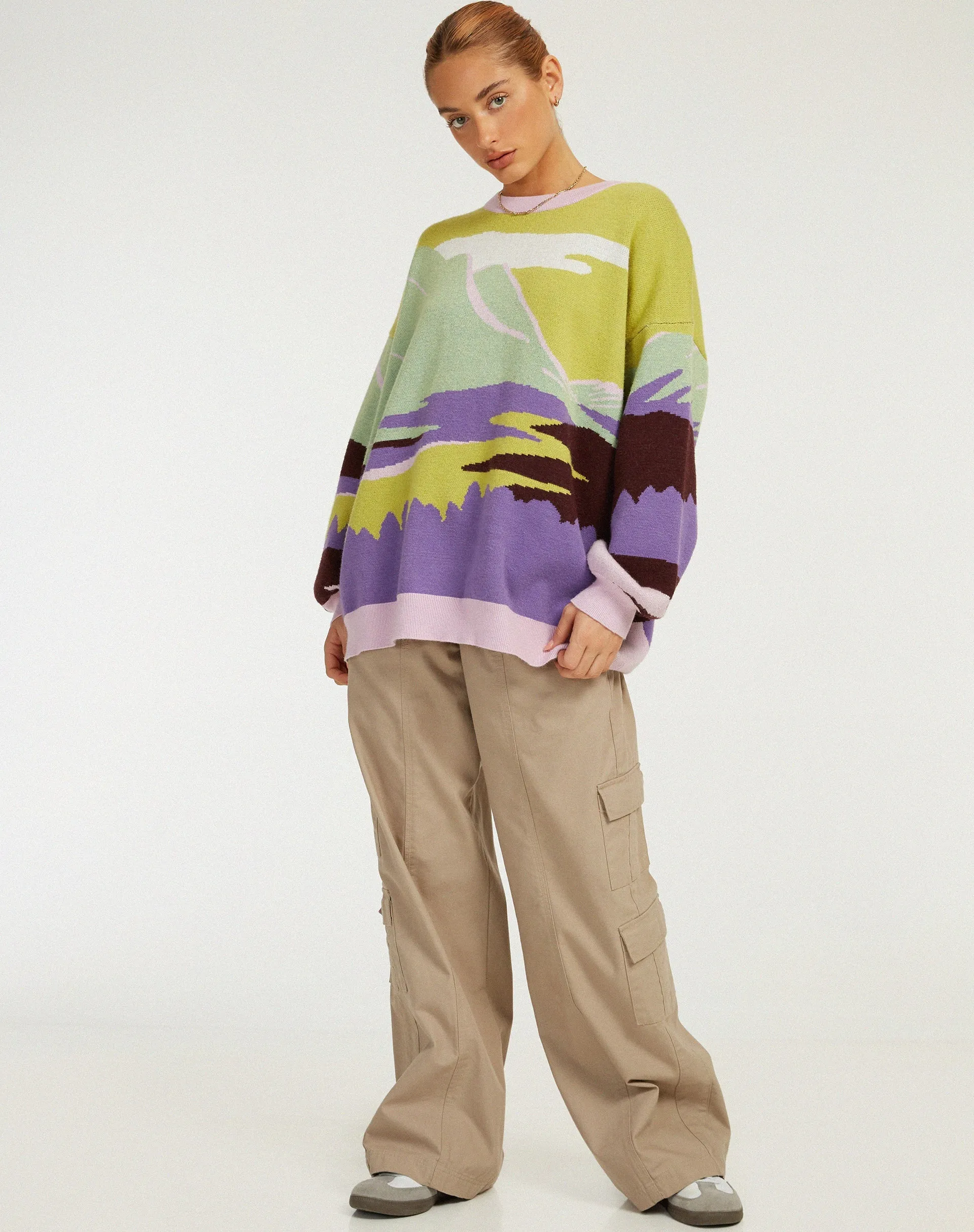 Lulees Jumper in Landscape sold by Motel Rocks product image thumbnail 3