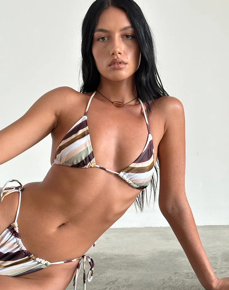 Pami Bikini Top in Wiggle Sunset sold by Motel Rocks product image thumbnail 2