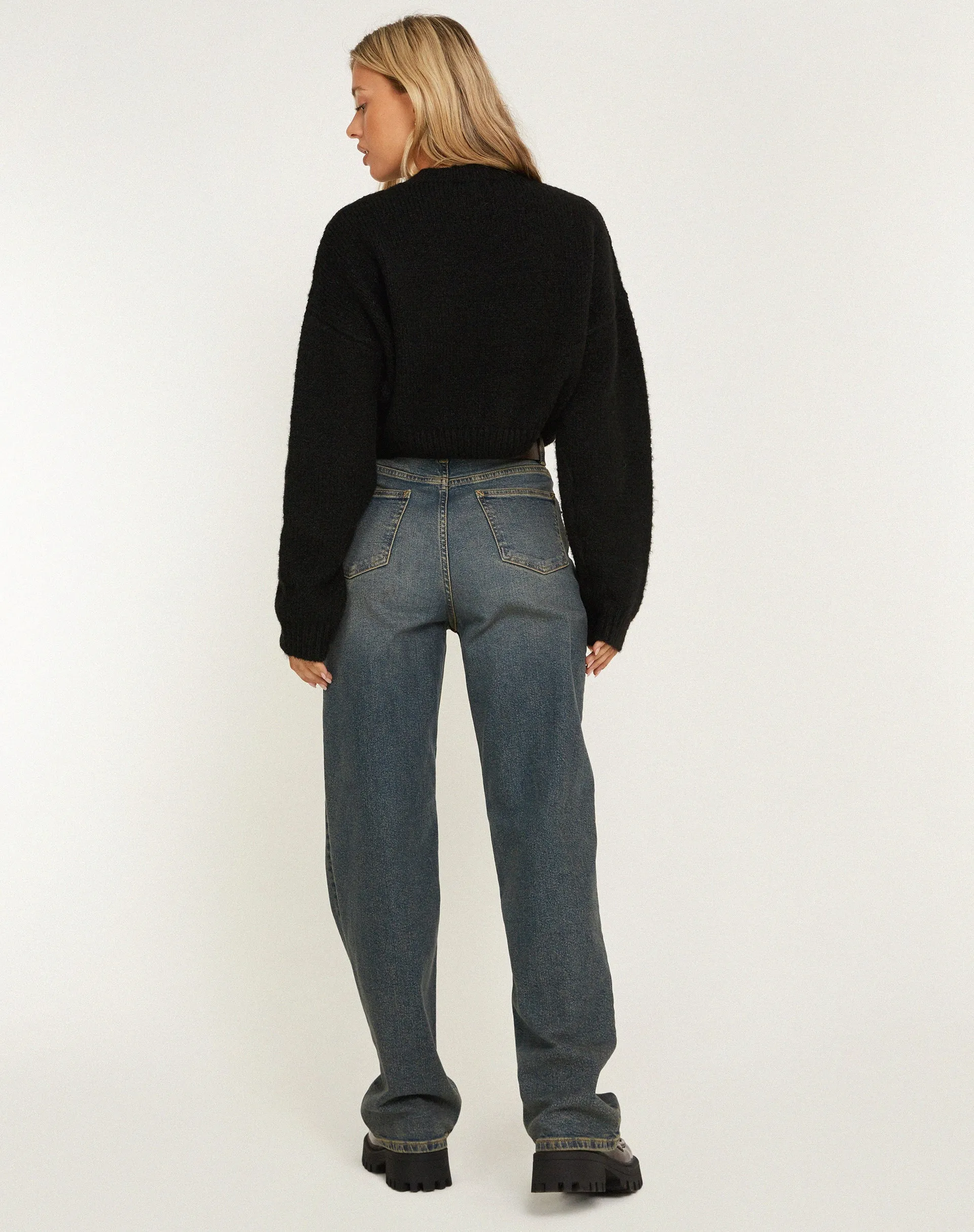 Munella Knitted Jumper in Black sold by Motel Rocks product image thumbnail 3