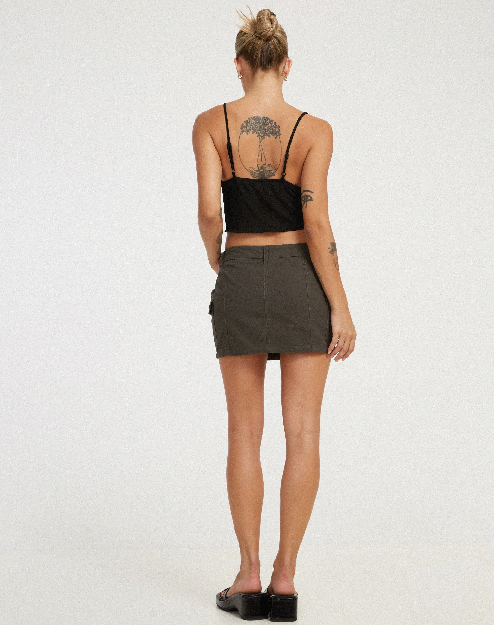 Camity Crop Top in Black sold by Motel Rocks product image thumbnail 4