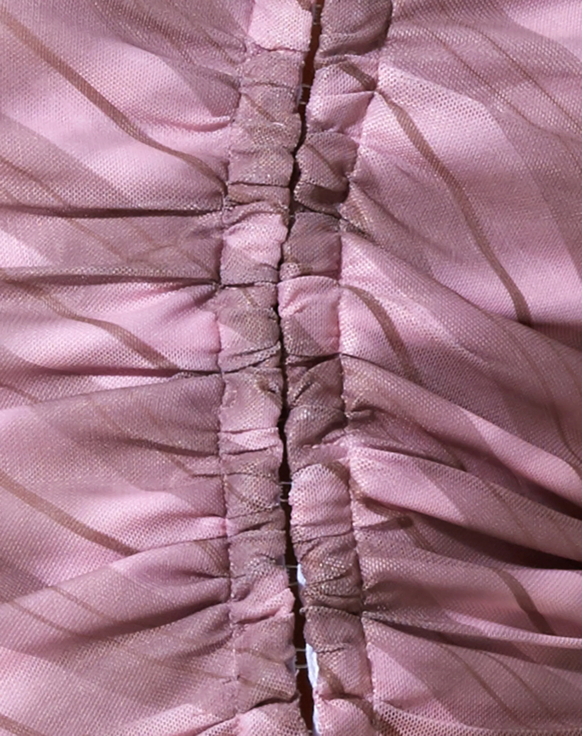 Wesley Crop Top in Pink Blurred Check sold by Motel Rocks product image thumbnail 2