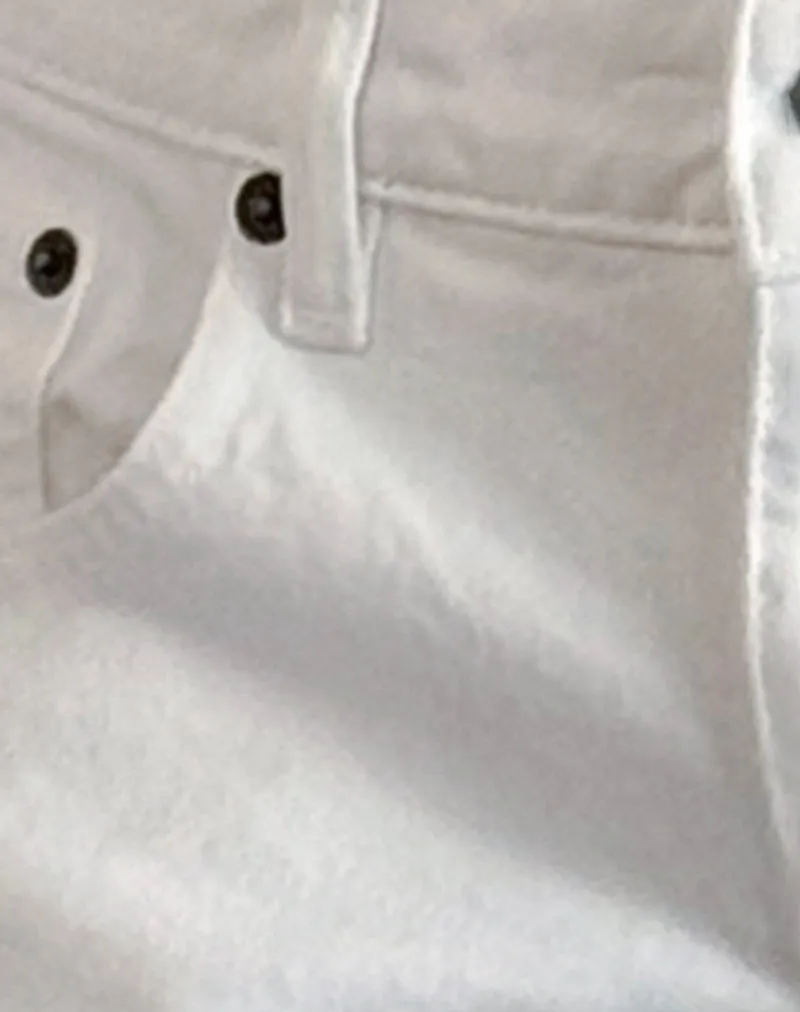 Low Rise Parallel Jeans in True White sold by Motel Rocks product image thumbnail 5