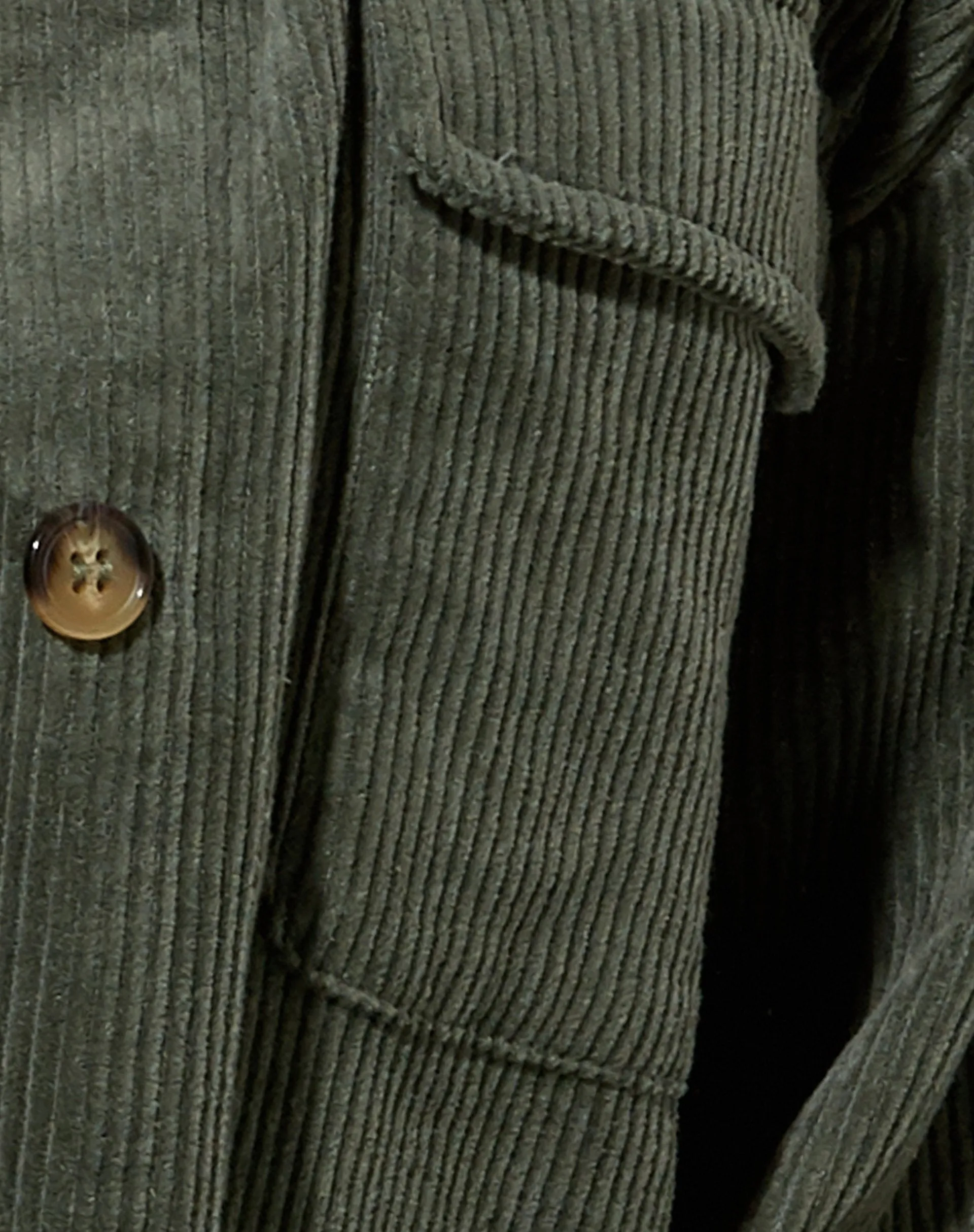 Marcy Shirt in Corduroy Khaki sold by Motel Rocks product image thumbnail 5
