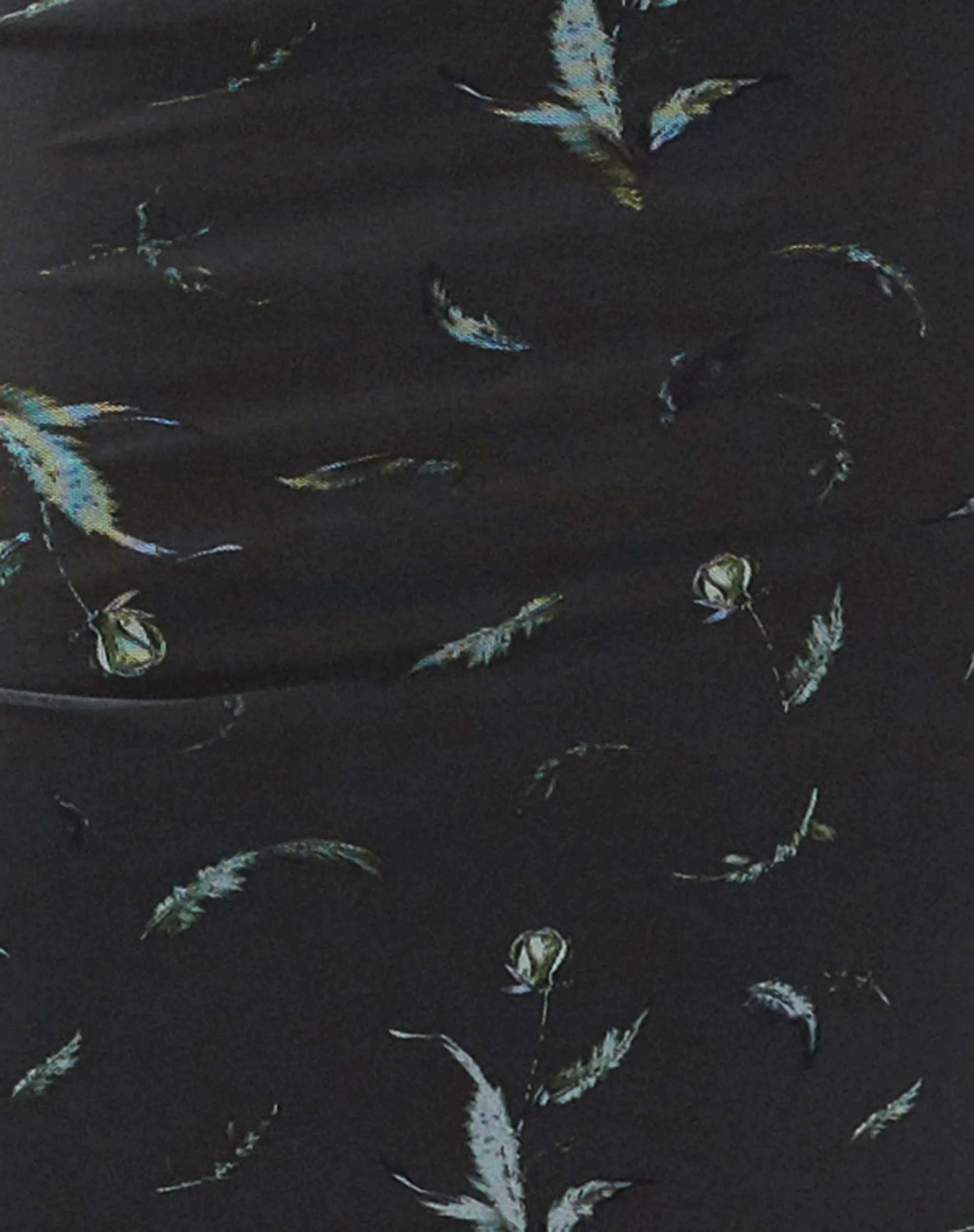 Danari Mesh Maxi Dress in Floral Khaki Silhouette sold by Motel Rocks product image thumbnail 5