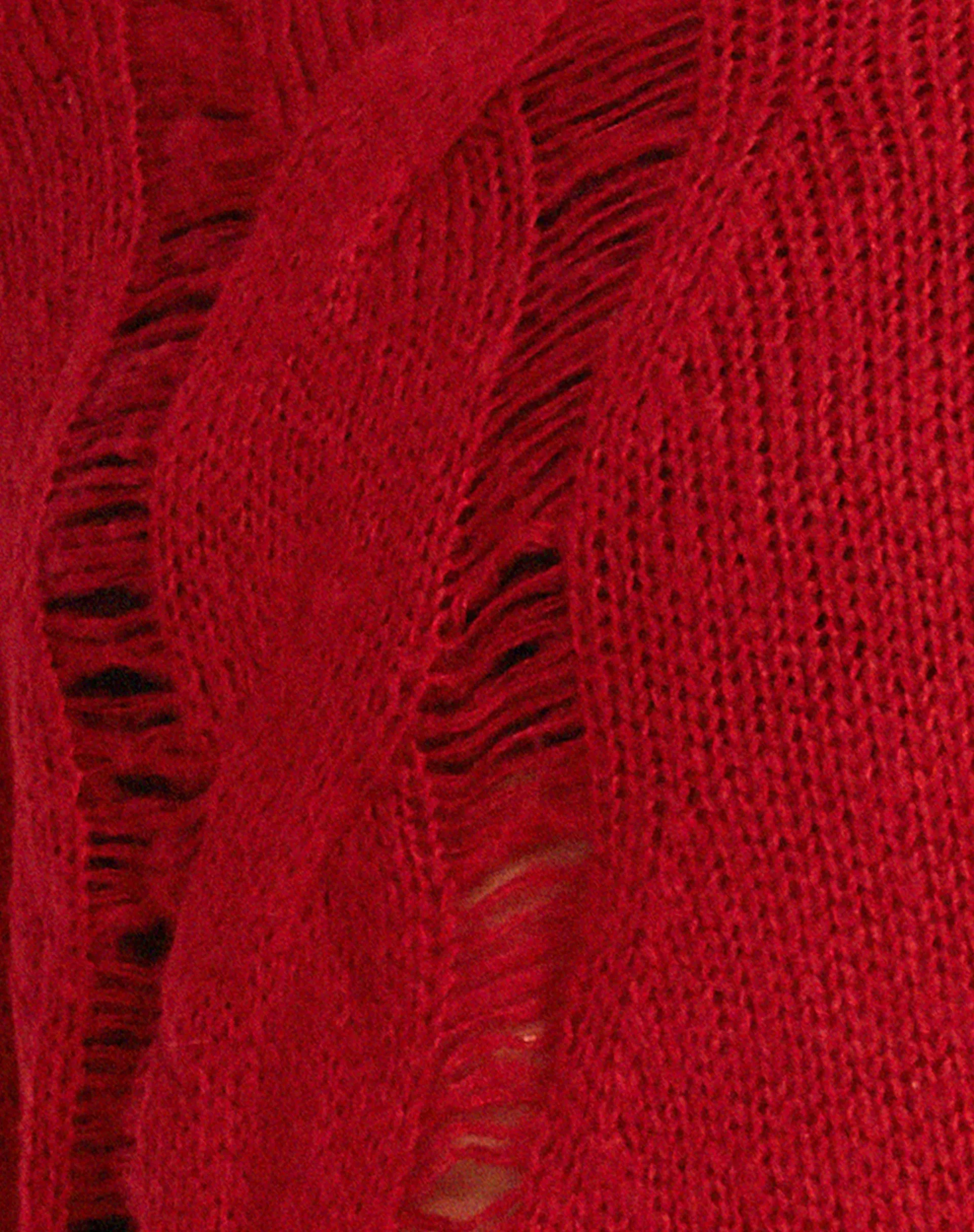 Akohara Laddered Knitted Top in Molten Lava sold by Motel Rocks product image thumbnail 5