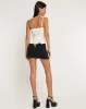 Paiva Cowl Neck Top in Satin Ivory sold by Motel Rocks