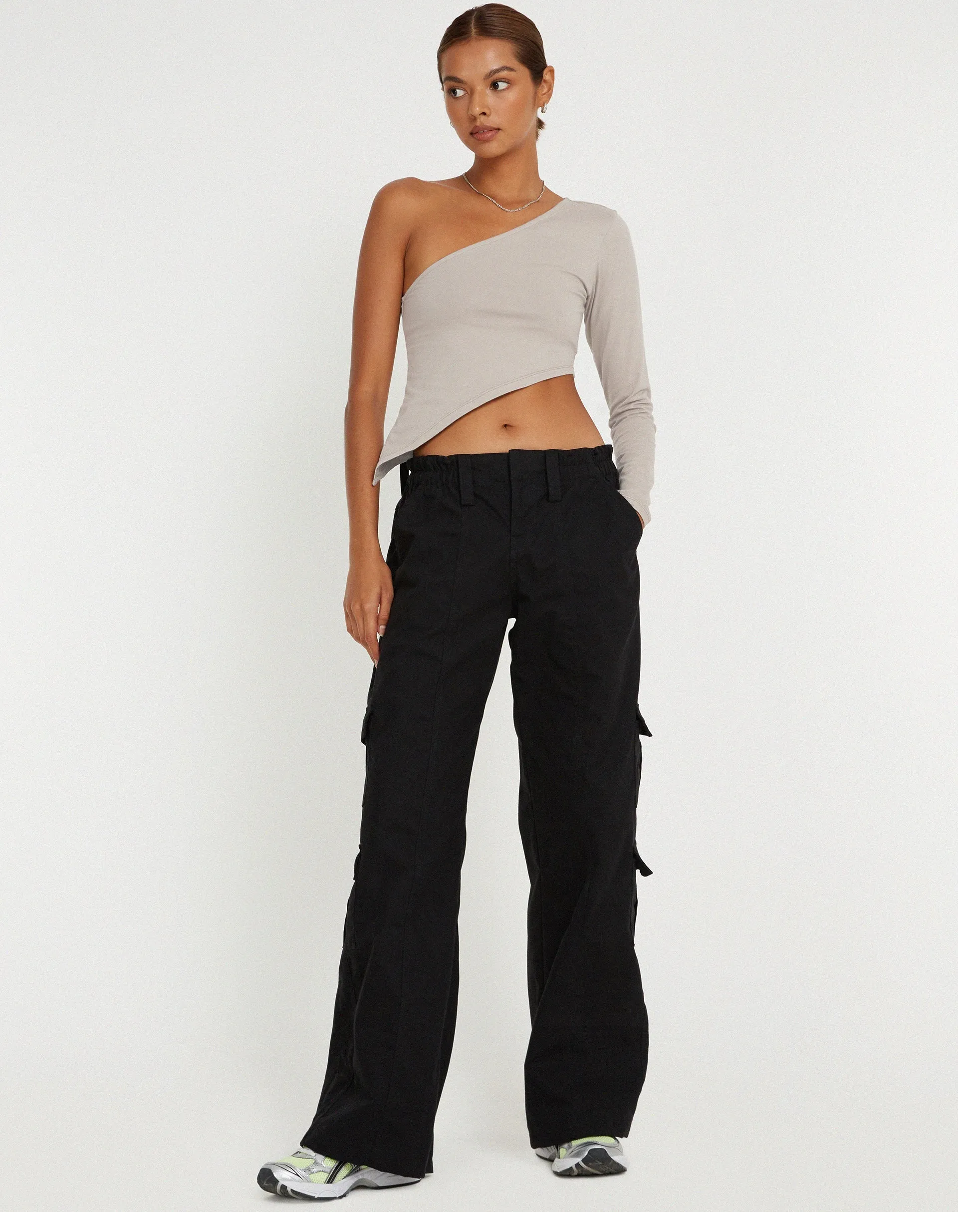 Baylee Crop Top in Oat Milk sold by Motel Rocks product image thumbnail 4