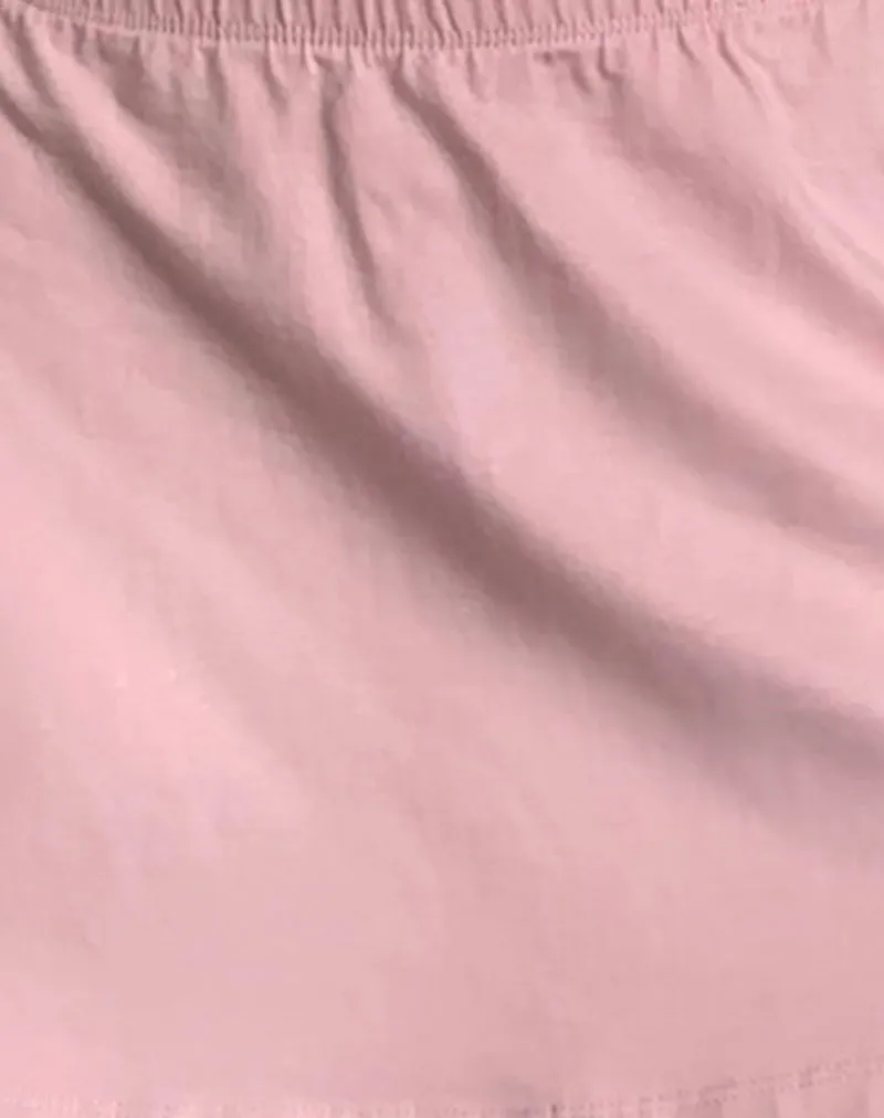 Nidya A-line Mini Skirt in Pink Lady sold by Motel Rocks product image thumbnail 5