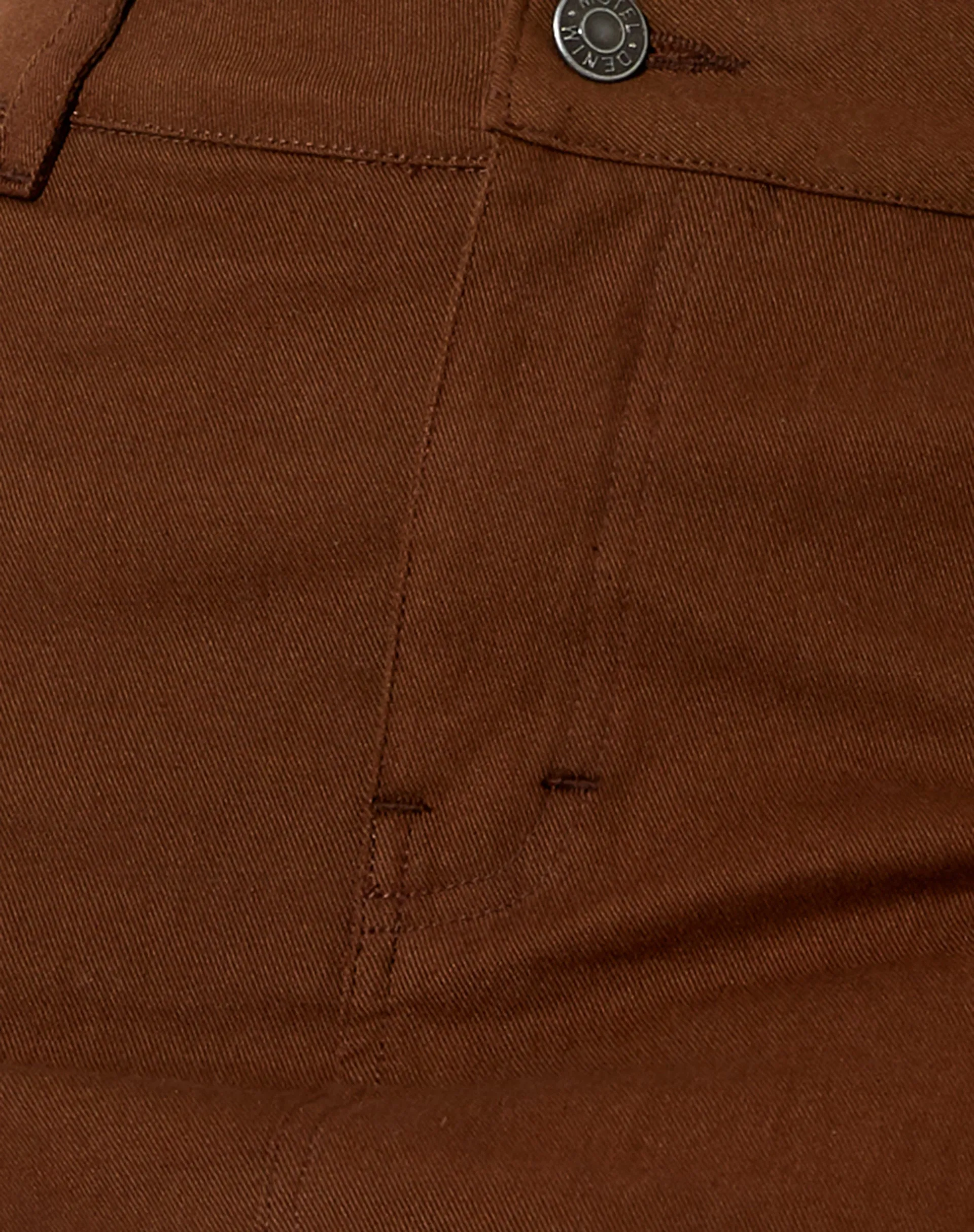 Micro Broomy Mini Skirt in Twill Cocoa sold by Motel Rocks product image thumbnail 5