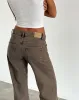 Low Rise Parallel Jeans in Dark Sand sold by Motel Rocks