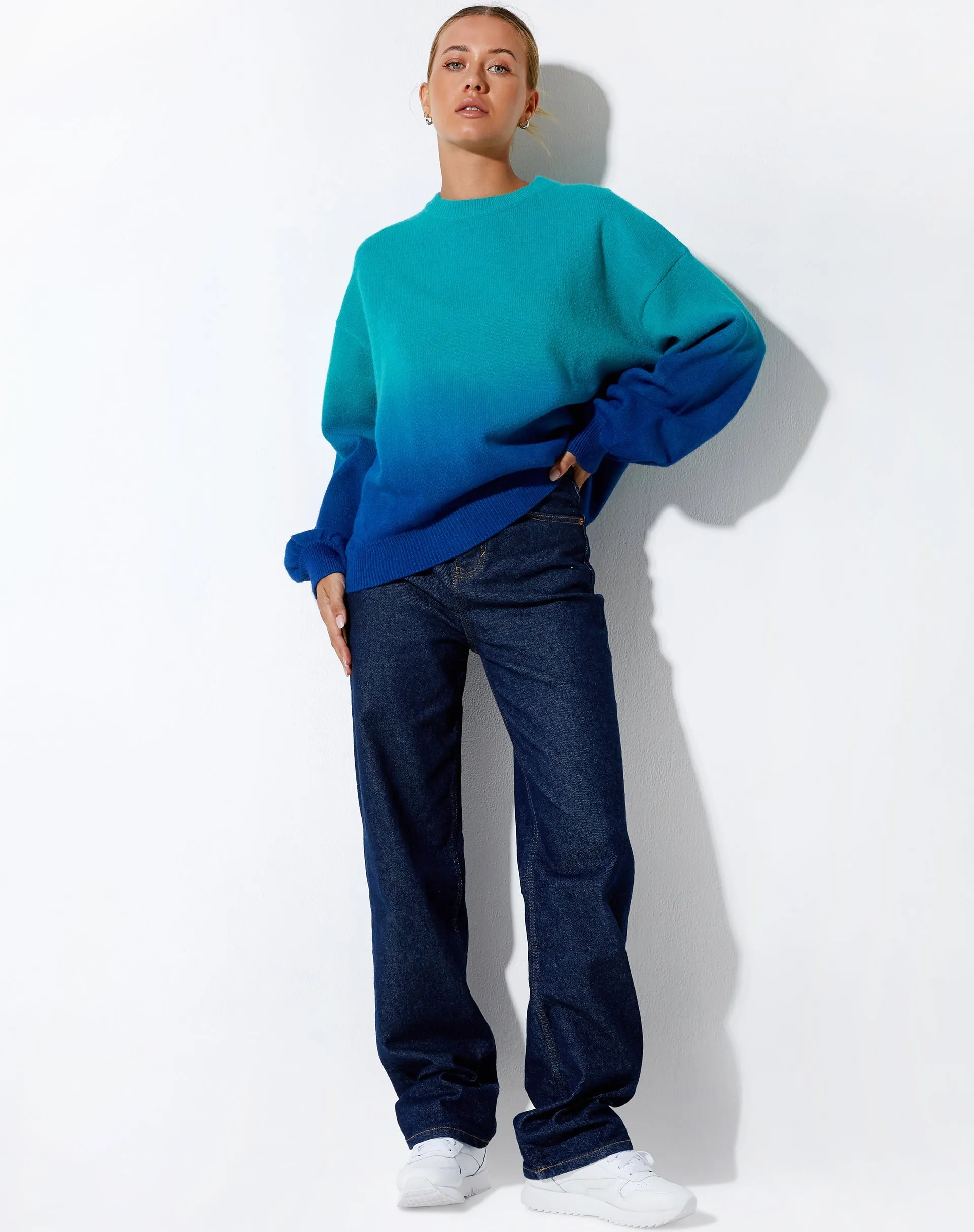 Akari Jumper in Gradient Blue sold by Motel Rocks product image thumbnail 5