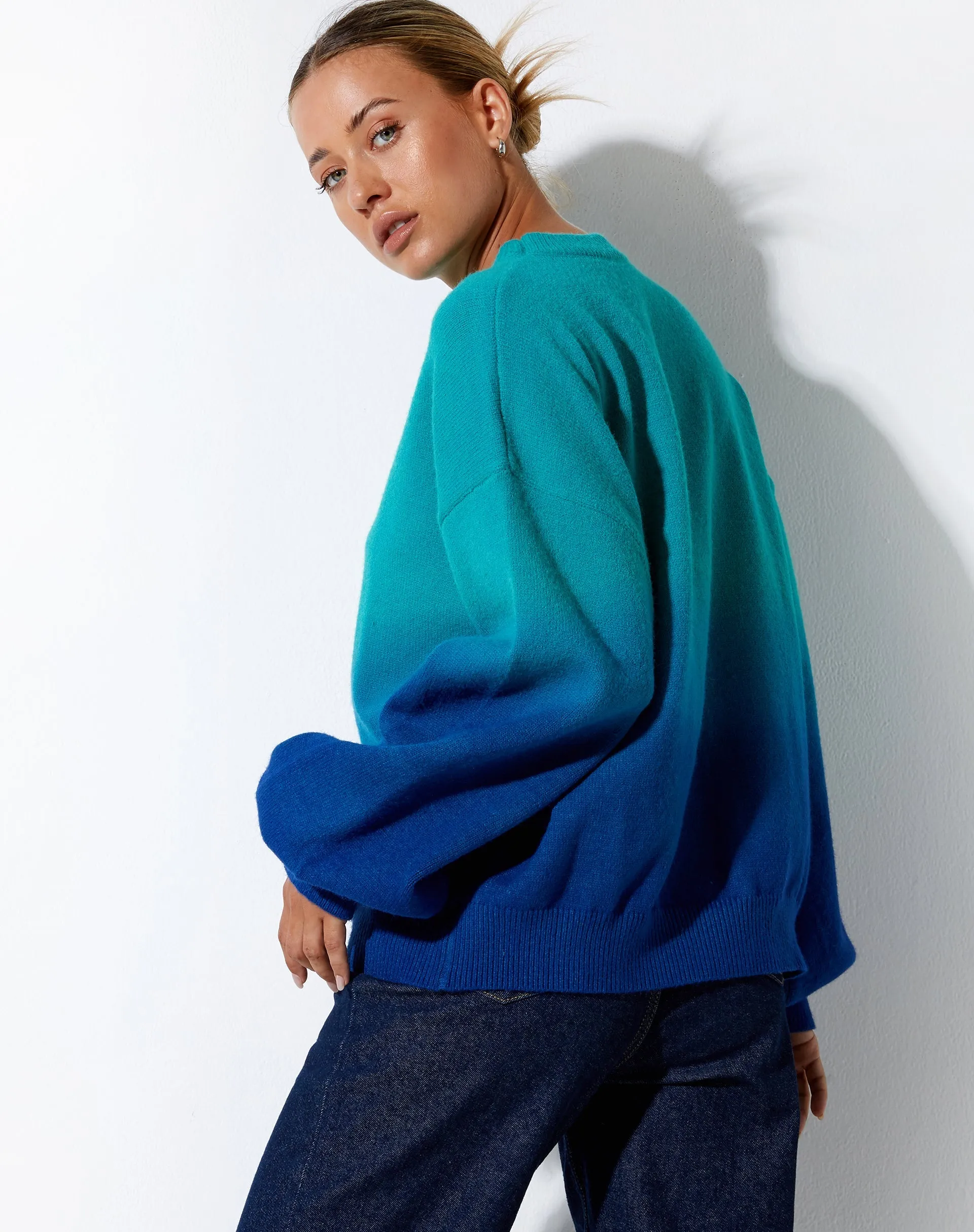 Akari Jumper in Gradient Blue sold by Motel Rocks product image thumbnail 4
