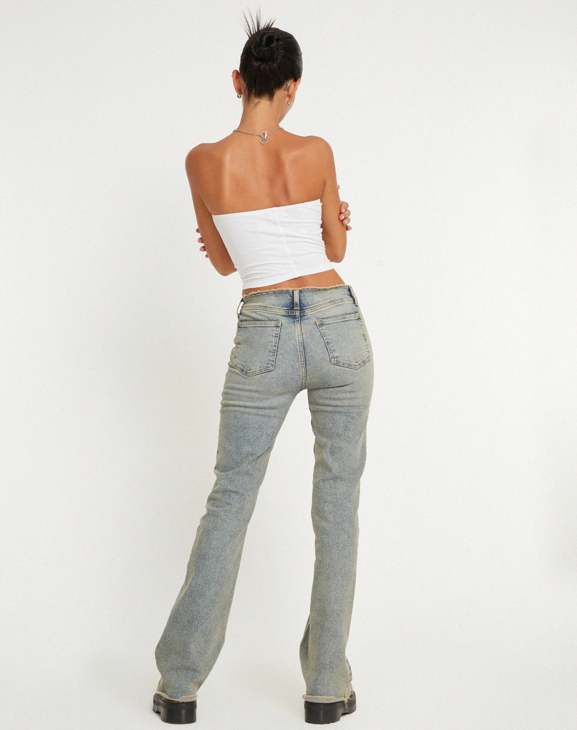 Shae Bandeau Top in White sold by Motel Rocks product image thumbnail 5