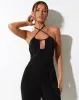 Alison Jumpsuit in Crepe Black sold by Motel Rocks