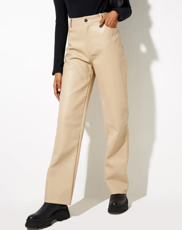 Zova Trouser in Buttermilk sold by Motel Rocks