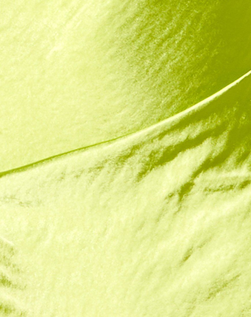 Paiva Slip Dress in Satin Lime Green sold by Motel Rocks product image thumbnail 5