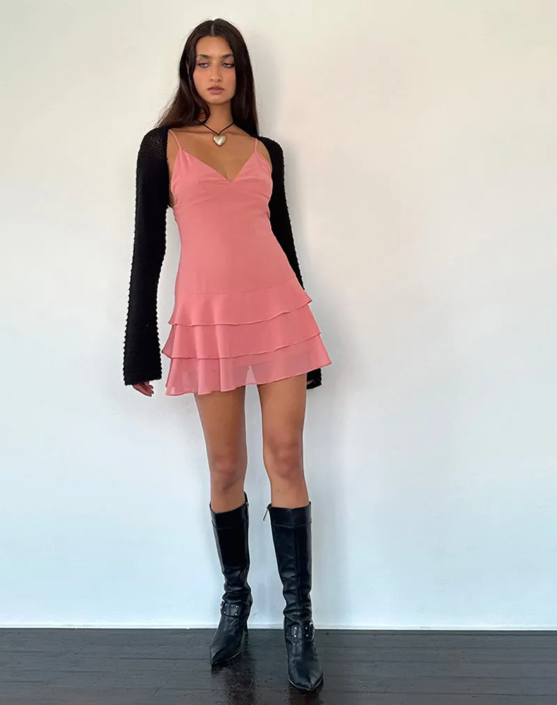Riasi Mini Dress in Chiffon Blush sold by Motel Rocks product image thumbnail 5