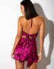 Maudy Crop Top in Butterfly Bloom Pink sold by Motel Rocks