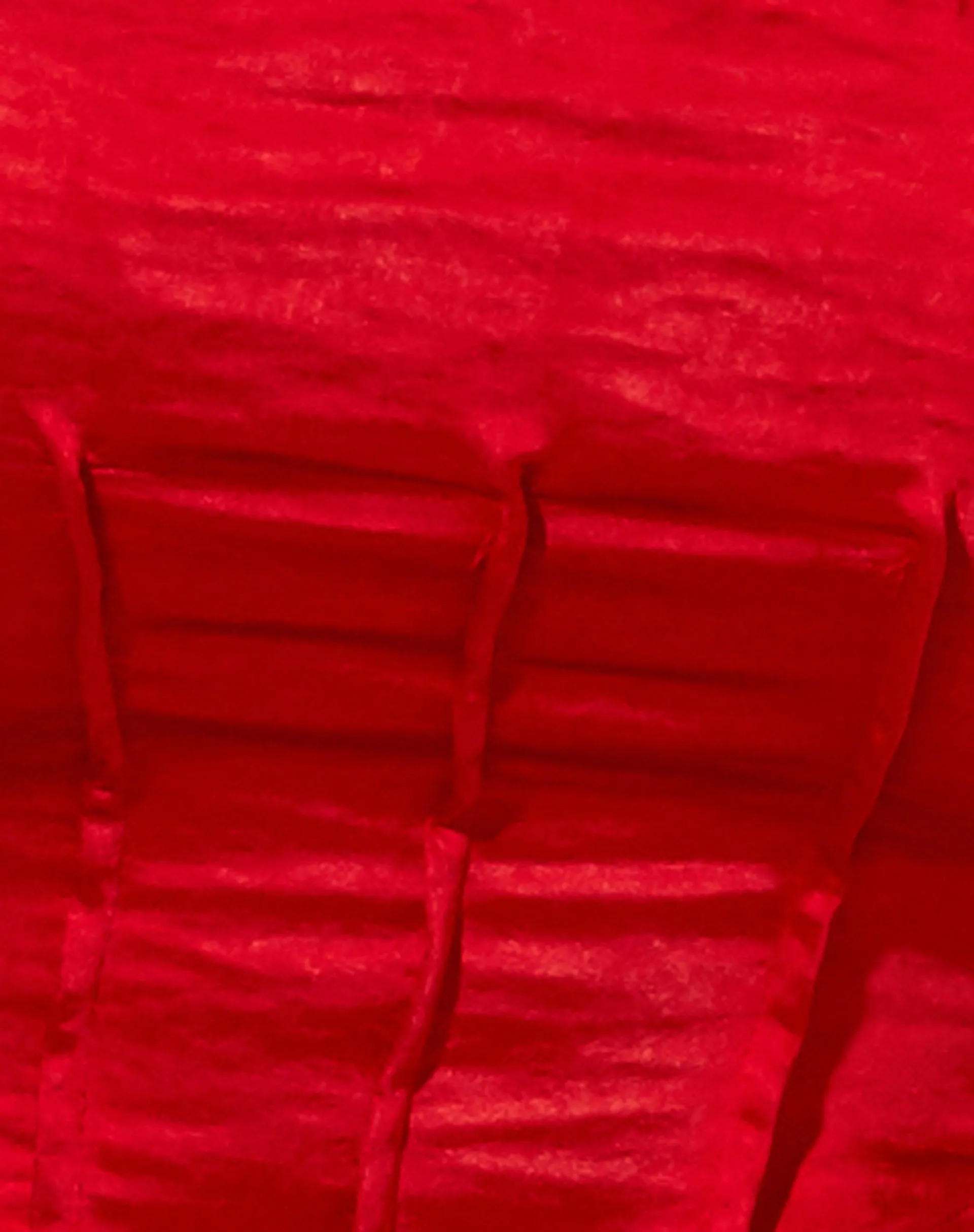 Sanja Bandeau Top in Satin Red sold by Motel Rocks product image thumbnail 5