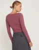 Amabon Long Sleeve Top in Mauve sold by Motel Rocks