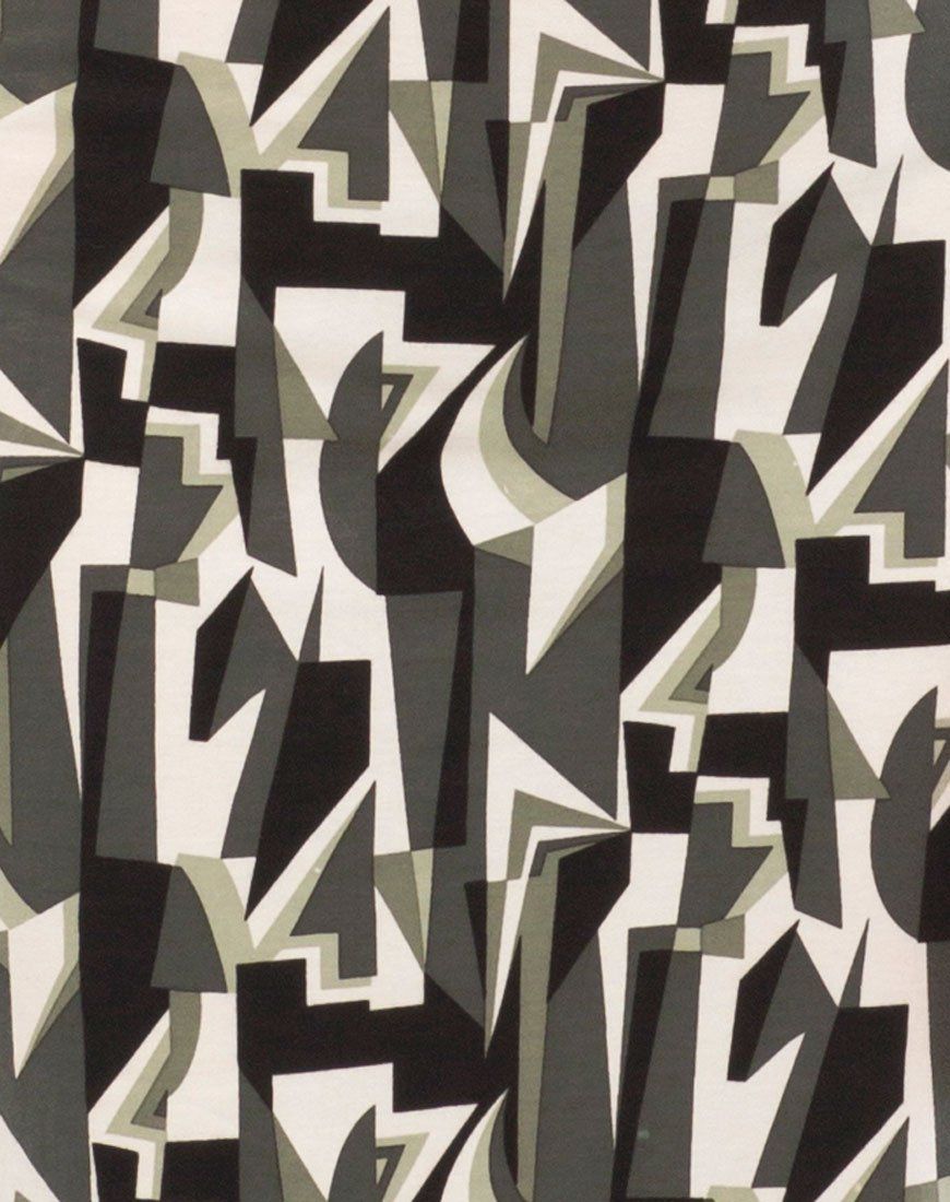 Motel Bobby Midi Skirt in Geo Pop Black and White sold by Motel Rocks product image thumbnail 4