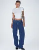 Surtie Crop Top in Lycra White sold by Motel Rocks