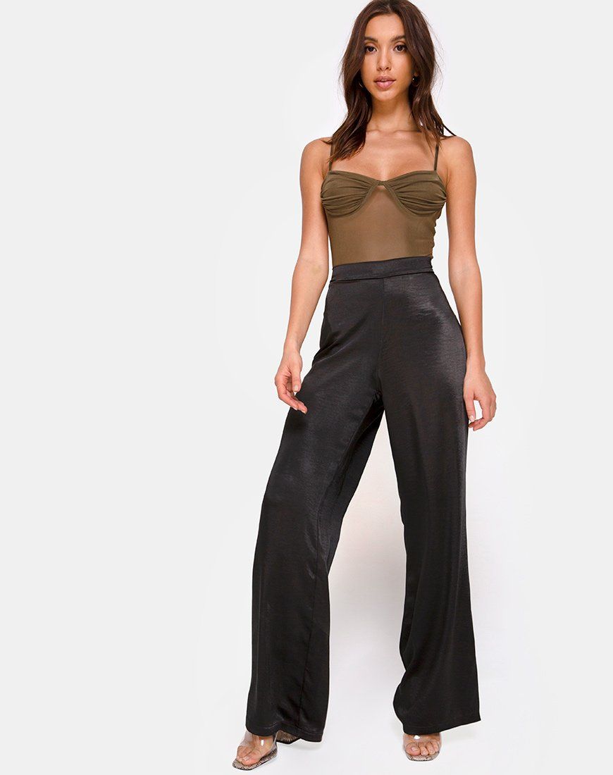 Jelita Bodice in Net Olive sold by Motel Rocks product image thumbnail 4