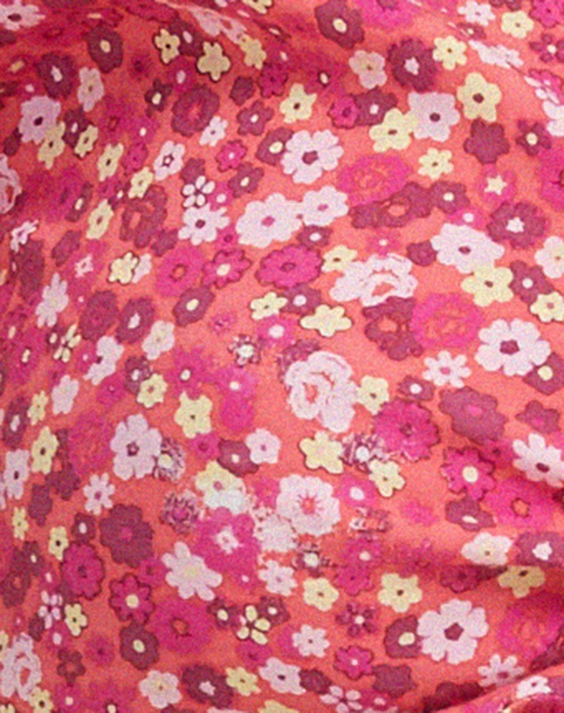 Raeto Crop Top in Ditsy Floral Pink sold by Motel Rocks product image thumbnail 5