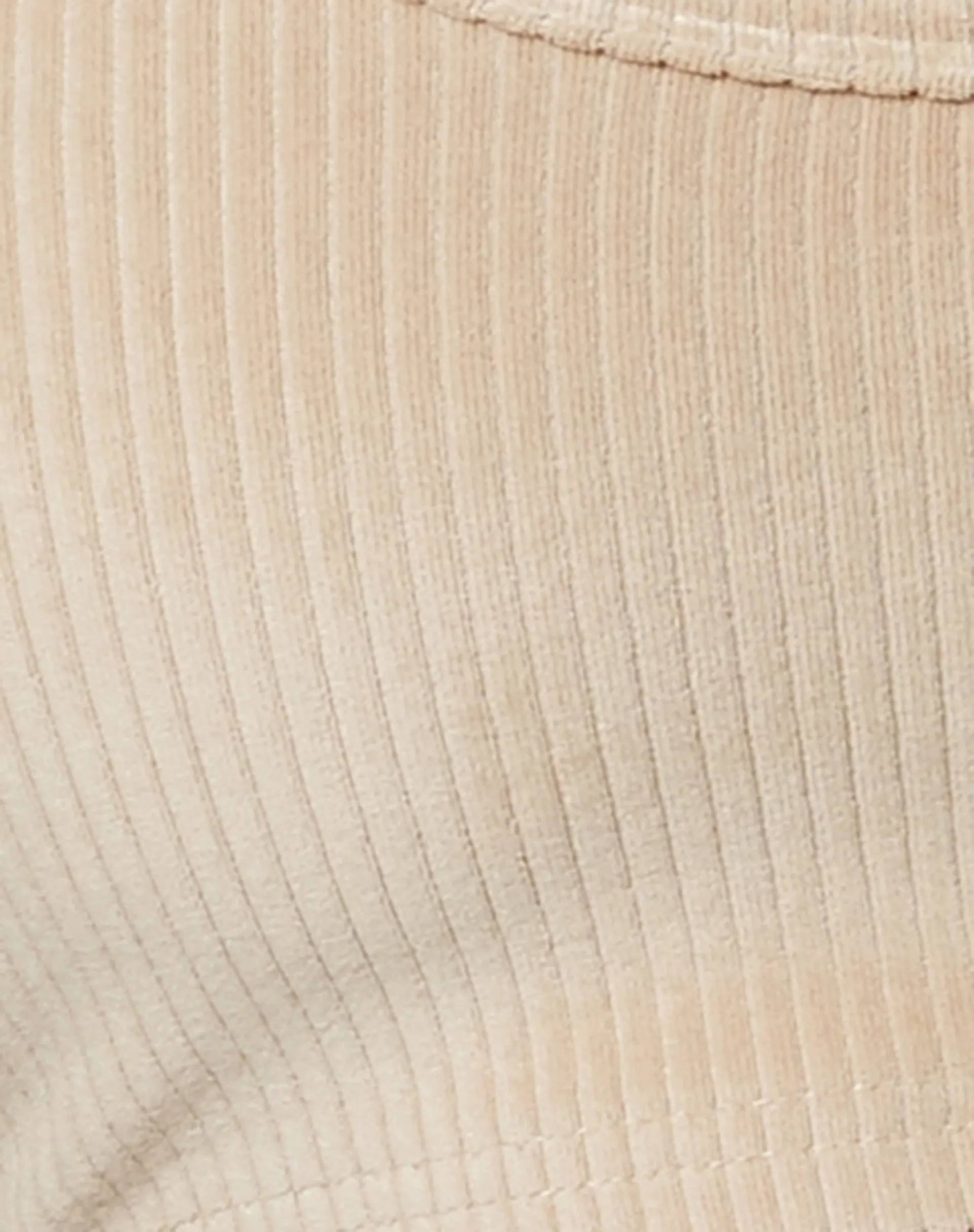 Adda Bralet Top in Velvet Rib Neutral Beige sold by Motel Rocks product image thumbnail 5