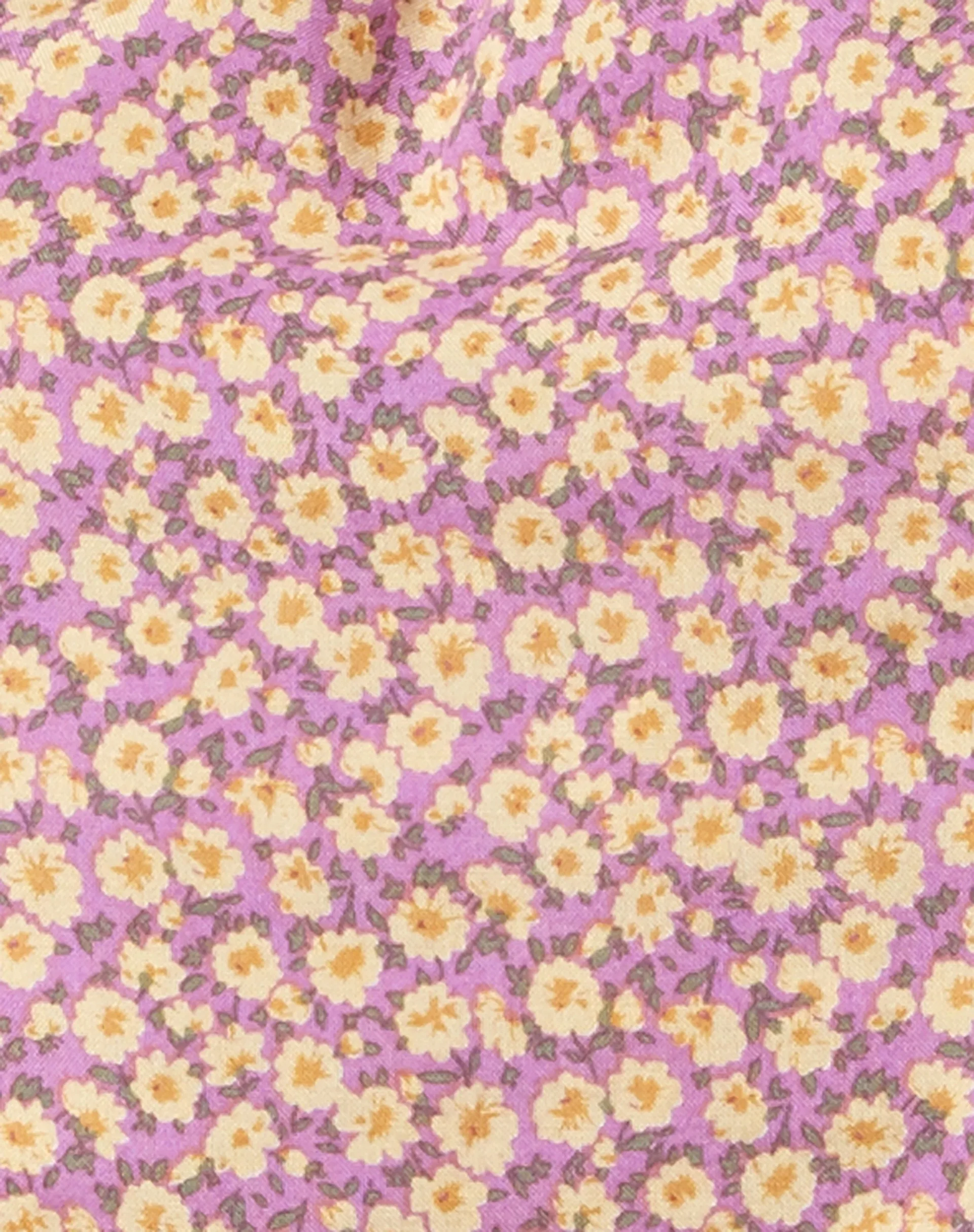 Nolda Crop Top in Flower Fun Lilac Lemon sold by Motel Rocks product image thumbnail 5