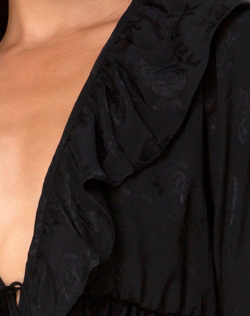 Diar Top in Satin Rose Black sold by Motel Rocks product image thumbnail 5