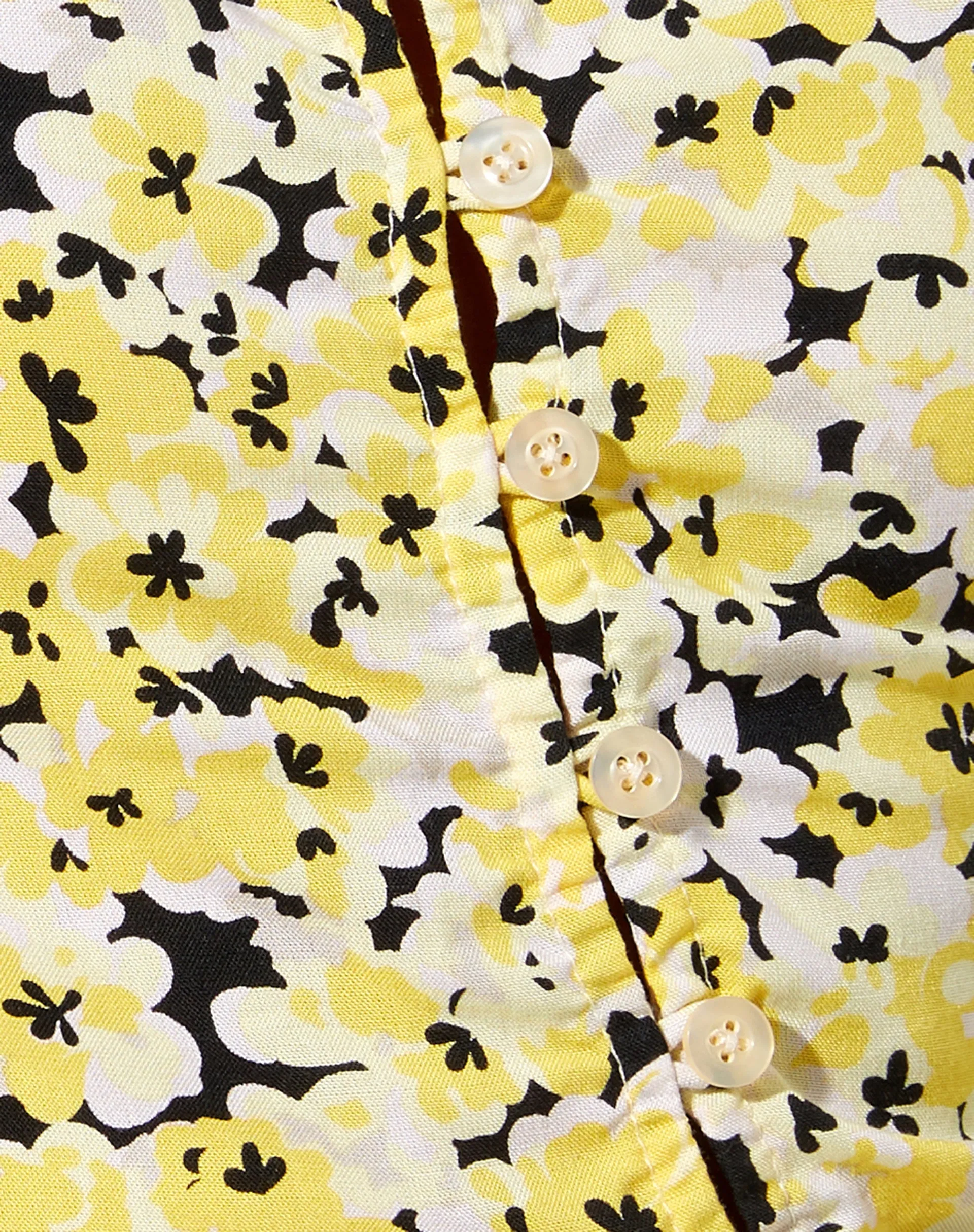 Flaba Crop Top in Sunflower Pop Yellow sold by Motel Rocks product image thumbnail 5