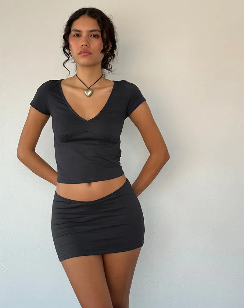 Tisil Top in Ocean Storm sold by Motel Rocks product image thumbnail 4