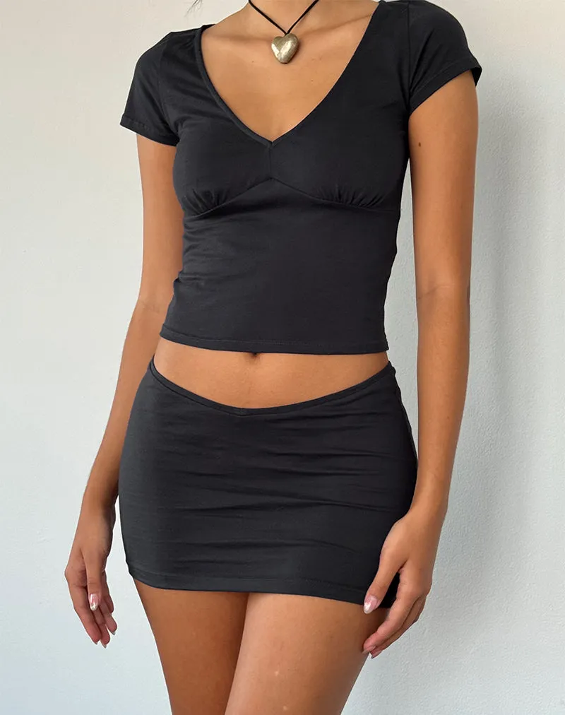 Tisil Top in Ocean Storm sold by Motel Rocks product image thumbnail 2