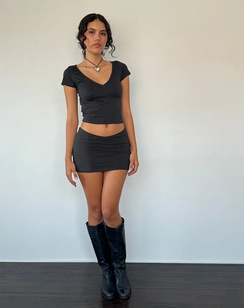 Tisil Top in Ocean Storm sold by Motel Rocks product image thumbnail 3