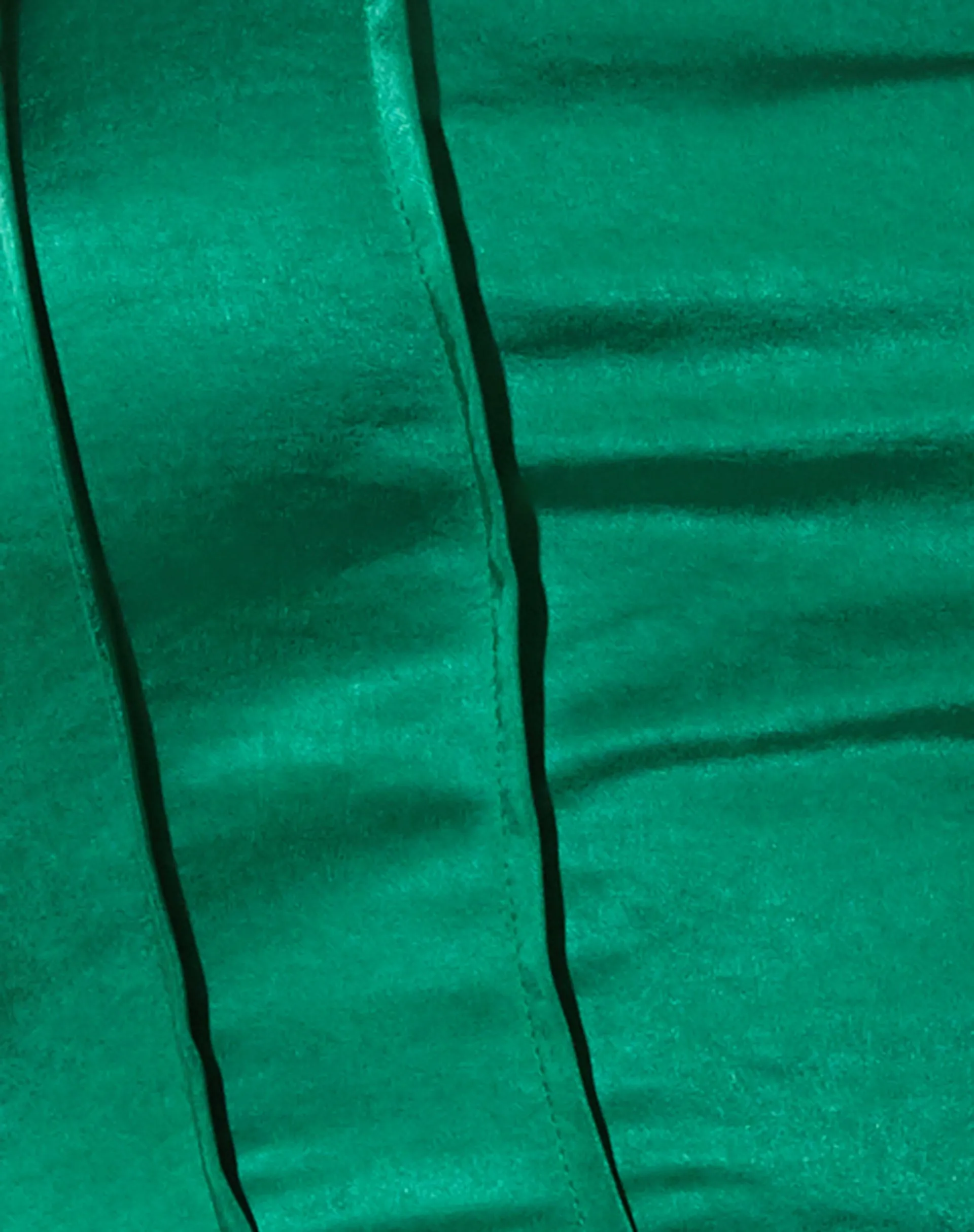 Cosey Top in Satin Kelly Green sold by Motel Rocks product image thumbnail 5