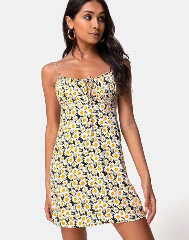 Kumala Slip Dress in Delightful Daisy sold by Motel Rocks