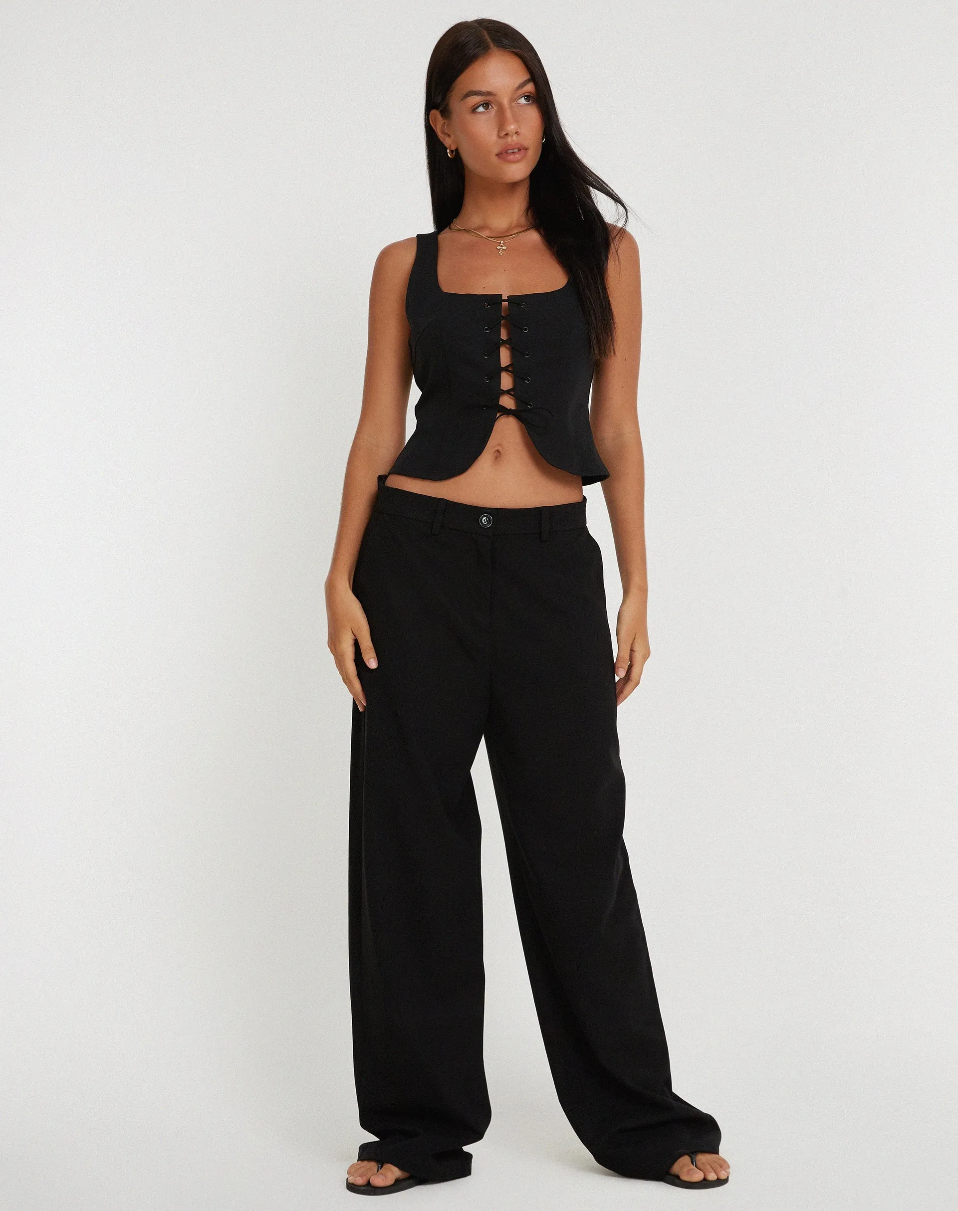 Taula Top in Black sold by Motel Rocks product image thumbnail 4