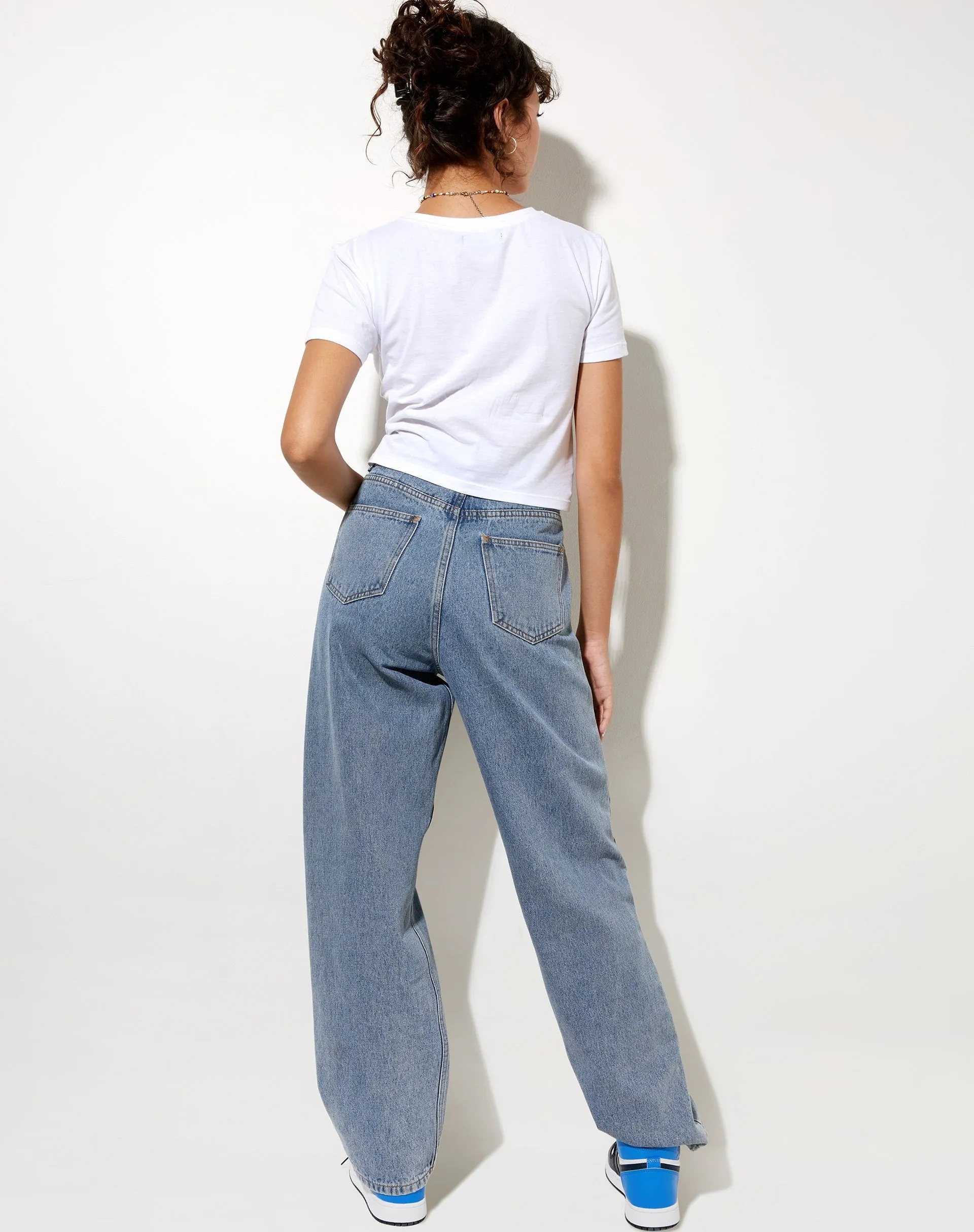 Shrunk Tee in White Don't Stress Do Your Best sold by Motel Rocks product image thumbnail 4