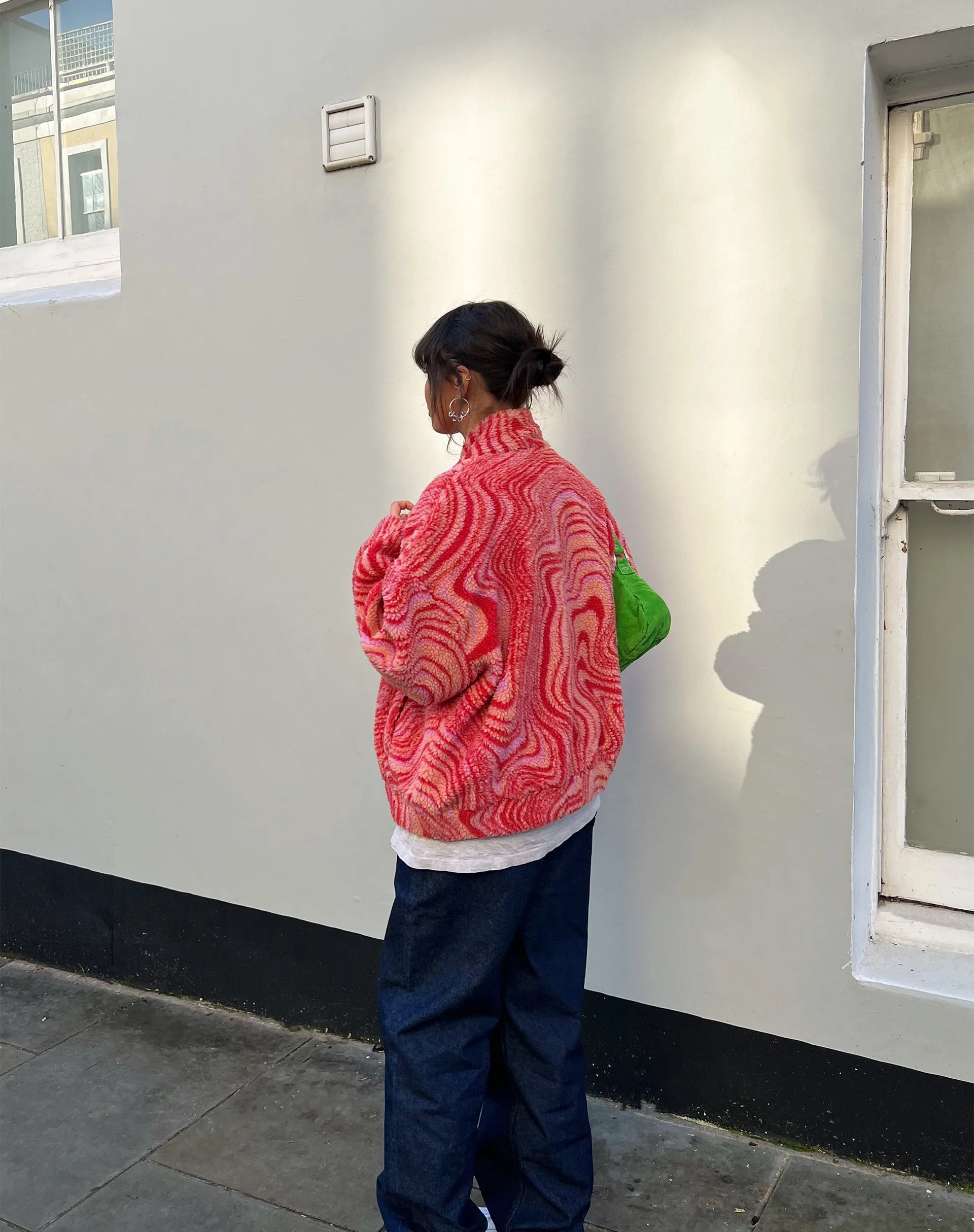 Nereo Jacket in Ripple Pink sold by Motel Rocks product image thumbnail 2