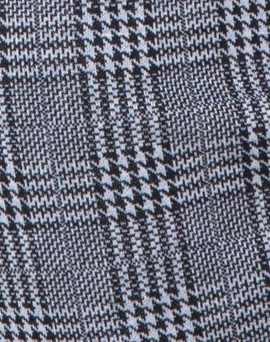 Dina Mini Skirt in Charles Check Grey sold by Motel Rocks product image thumbnail 5