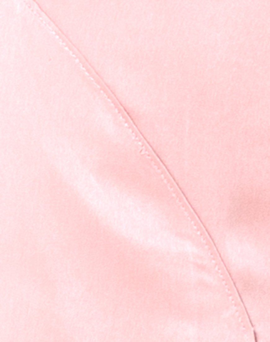 Melanta Maxi Prom Skirt in Satin Blush sold by Motel Rocks product image thumbnail 5