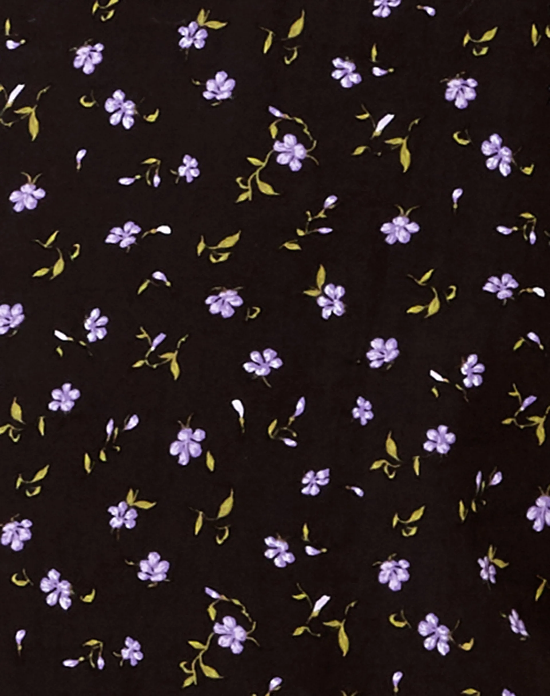 Fernanda Midi Dress in Pretty Petal Coffee and Purple sold by Motel Rocks product image thumbnail 5