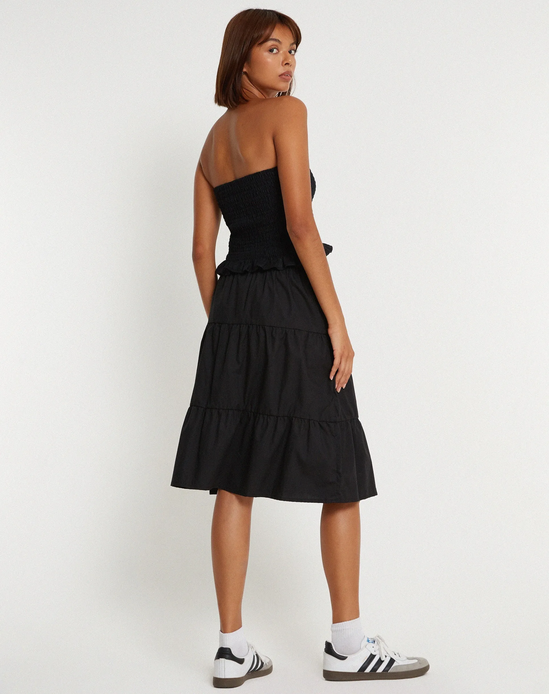 Kiyo Bandeau Top in Black sold by Motel Rocks product image thumbnail 4