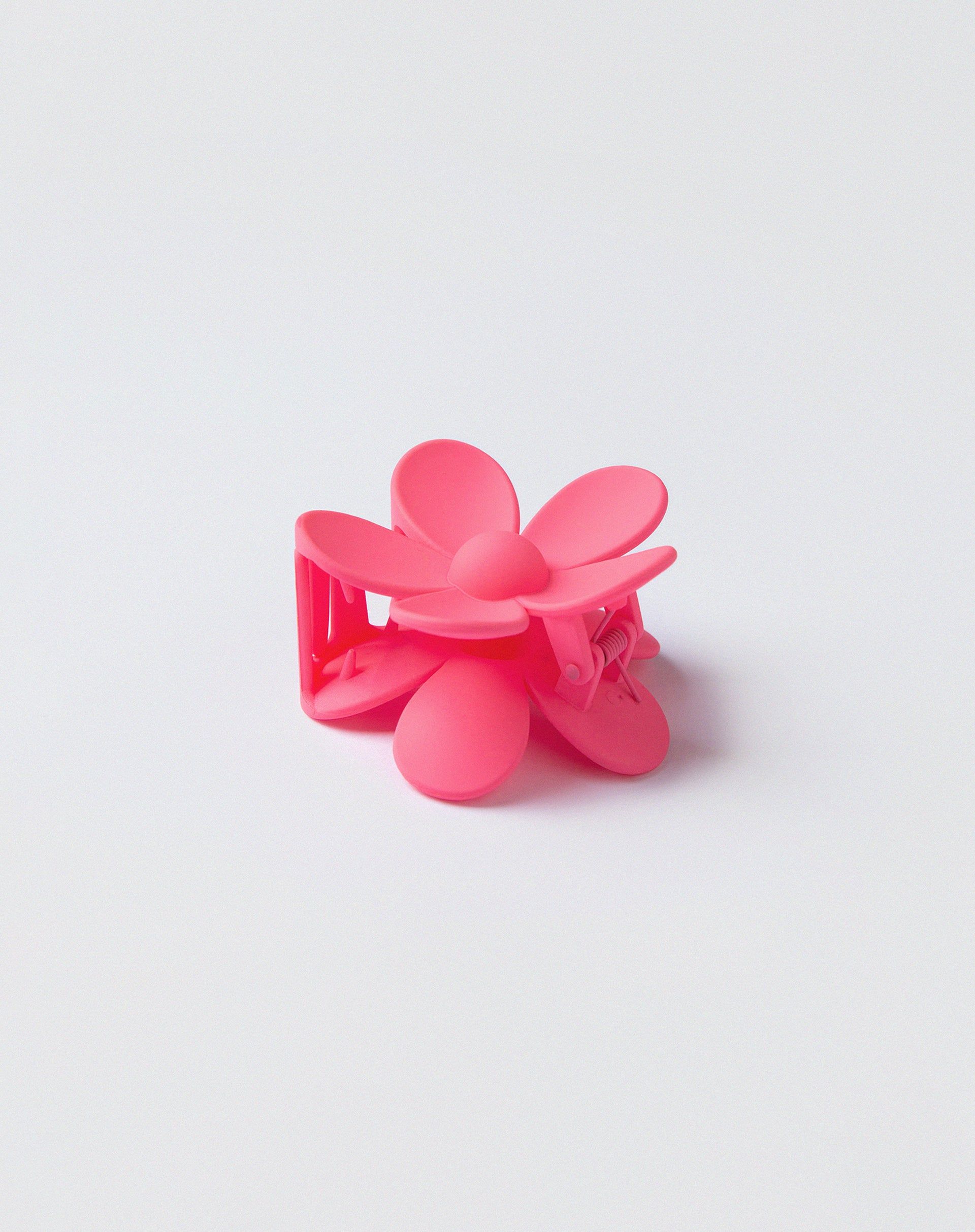 Flower Hair Claw in Pink sold by Motel Rocks product image thumbnail 2
