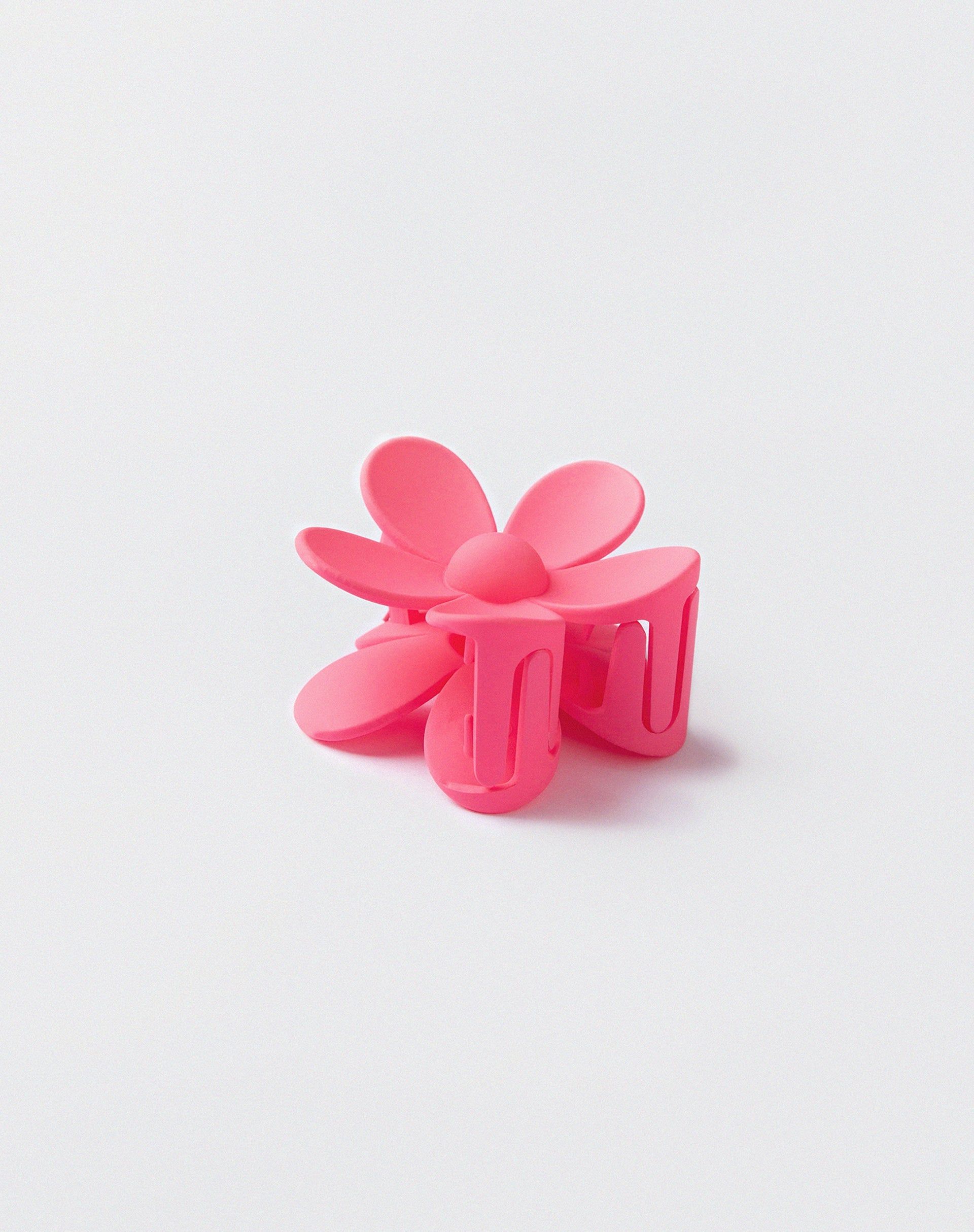 Flower Hair Claw in Pink sold by Motel Rocks product image thumbnail 4